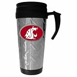 NCAA Washington State Cougars Steel Travel Mug