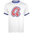 Majestic Atlanta Braves White Ringer T-shirt