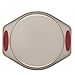 Paula Deen Signature Nonstick Bakeware 9-Inch Round Cake Pan, Champagne with Red Silicone Grips