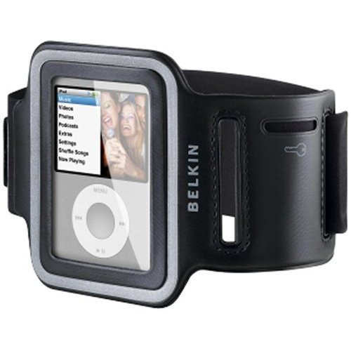 External hard drive:Belkin Sport Armband Case for Apple iPod nano 3G (Black/Gray)