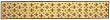 Laser Printed Split Bamboo Fleur De Lis 12" x 72" Runner
