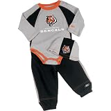 Reebok Cincinnati Bengals Newborn Creeper/Pant/Skull Set