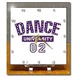 Dance University - 6x6 Desk Clock