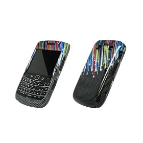Housse / Etui / Coque pour t�l�phone portable - Carbon Fiber Shooting Star Design housse pour Blackberry Bold 9700 / 9780