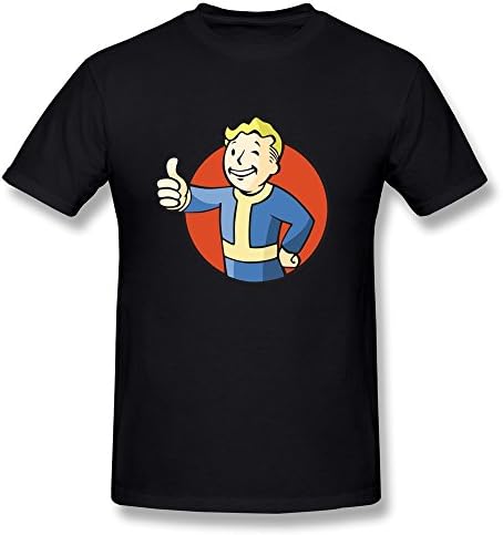 SANYI Men's Fallout Vault Boy Thumbs Up T-shirt XXL Black
