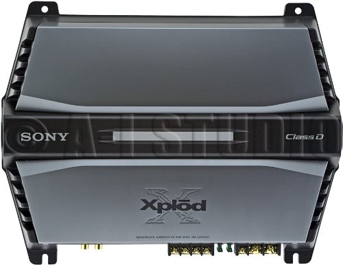 Sony XMZZR3301 Class D Mono Subwoofer Amplifier (Grey)