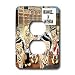 Londons Times Funny Panel Hollywood Cartoons - Meanwhile In Amsterdam You Have To Be Old Enough To Remember The Original Dick Van Dyke Show - Light Switch Covers - 2 plug outlet cover