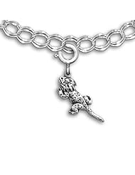 Sterling Silver Bearded Dragon Charm for Charm Bracelet by The Magic Zoo