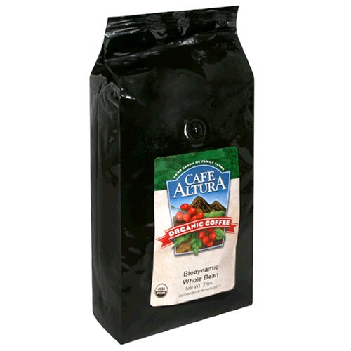 Cafe Altura Organic Coffee, Biodynamic Original, Whole Bean, 32-Ounce Bag