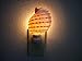Brown Spotted Banded Tun Sea Shell Nautical Beach Decor Nightlight