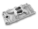 Weiand 8123 Street Warrior Square/Spread Bore Satin Oval Port Intake Manifold