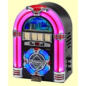 USB CD Rock mini LED - COLOUR CHANGING LED RADIO/CD/MP3 JUKEBOX