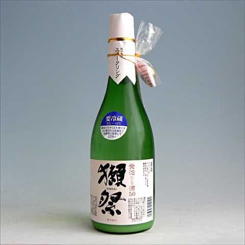 獺祭　発泡にごり酒シャンパン瓶　720ml