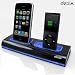 Dexim DualDock Ladestation St�nder f�r iPhone 1G/2G/3G/3GS und iPod Touch 2G/3G sowie 3,4,5th Nano / Classic