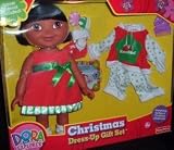 Dora the Explorer Christmas Dress Up doll Gift Set