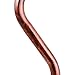 DMI Adjustable Designer Cane with Offset Handle, Comfort Grip and Strap, Copper Swirl