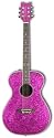 Daisy Rock Pixie Acoustic Guitar, Pink Sparkle
