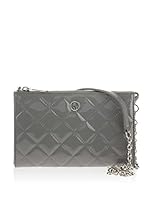 Armani Bolso asa al hombro Acolchado (Gris)