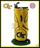 GEORGIA TECH YELLOW JACKETS GOLF BAG DESK CADDY FIGURE