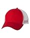 Sportsman 'The Duke'' Washed Trucker Cap Adjustable Red/ White