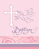 Creative Converting Pink Faithful Dove Invitations, Baptism, 8 Count (Pack of 3)