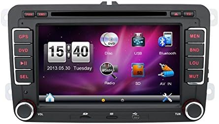 Bosion New Car DVD GPS Player Window Ce 6.0 Os for Sagitar Jatta Jetta Passat Color Black 7 Inch Free Backup Camera &amp; Canbus