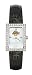 Los Angeles Lakers Ladies Allure Watch Black Leather Strap