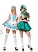 Sexy 3Pc Alice In Wonderland Halloween Costume