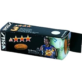 Stiga Competition 3 Star Orange Table Tennis Balls (1 Dozen)
