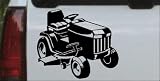 Black 26in X 22.1in -- Lawn Mower Lawn Care Landscaping Business Car Window Wall Laptop Decal Sticker