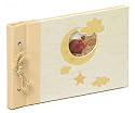 Walther FA-114 Babyalbum Bambini, Kordelbindung mit Ausstanzung zur persönlichen Gestaltung, 40 weiße Seiten 23,5 x 16 cm beige