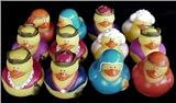 One Dozen (12) Rubber Duckie Ducky Duck Christmas Nativity Scene