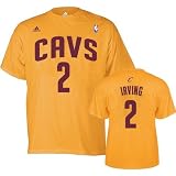 Kyrie Irving Cleveland Cavaliers Yellow Jersey Name and Number T Shirt X-Large Amazon.com