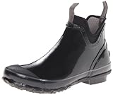 Bogs Women's Harper Rain Boot,Black with Grey Trim,7 M US