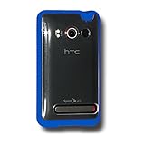 Amzer TPU Hybrid Case for HTC EVO 4G - Blue