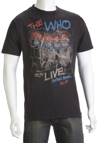 Junk Food Men’s The Who Live T-Shirt Blk Wash MF508-152 Large