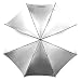 Westcott 43" Soft Silver Collapsible Umbrella