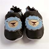 Jack and Lily - Brown and Blue Lion Designer Baby Shoes
