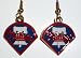 Sporting Goods : MLB Dangling Earrings - Philadelphia Phillies Logo