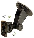 Richter Autohalterung vibrationsfrei 360° dreh / neigbar mit Saugnapf für Medion GoPal P4410, P4420, P4425, P4210, E4430, E4435, E4235, E4110, E4125, E3230, E3215, PNA 470, 470T, PNA500 für GoPal Navigationssystem, KFZ-Haltreung, Halter, Halterung, Mount, Befestigung Global
