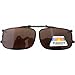 Eyekepper Small Size Stainless Steel Frame Spring Polarized Clip On Sunglasses