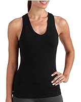 Women's Dri-More Built in Shelf Bra Racerback Tank Activewear Gym Sports