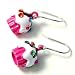 Hot Pink Cupcake Birthday Dangle Earrings Fashion Jewelry