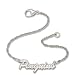Pittsburgh Penguins Script Name Bracelet