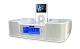 ezGear ezWake Alarm Clock Radio with Dock for iPod (White)