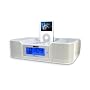 ezGear ezWake Alarm Clock Radio with Dock for iPod (White)