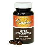 Carlson Labs Super Beta Carotene, Antioxidant  100 Softgels- 25,000 IU(16 MG)