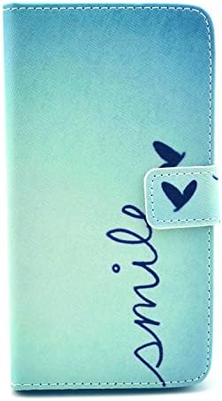 LG G3 Cute PU Leather Case, Noarks Ceslysun Color Printing Pouch Wallet Leather Protection Cover with Card Holder for LG G3 (A-Light Blue)