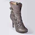 Women's Buckle Heeled Boots