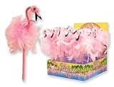 Fancy Pink Flamingo Feather Pen